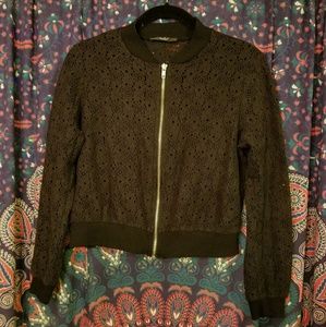 Black lace jacket